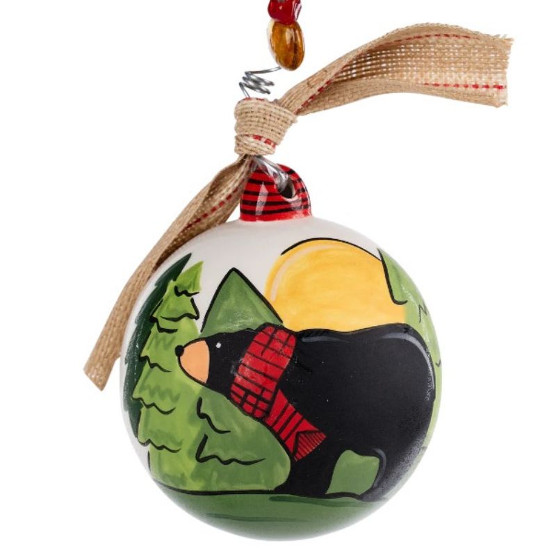 Black Bear Forest Ornament